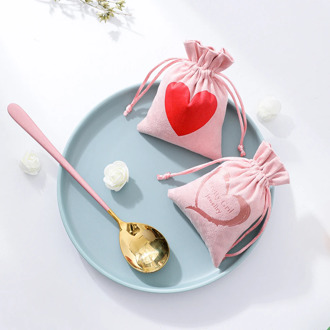 100 Pink Flannel Jewelry Drawstring Bags Gift Packaging Velvet Storage Pouches Wedding Party Decoration Organizer Personalized