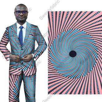 100% Polyester Afrikaanse Stoffen Waxprint Ankara Nederlands Pagne Holland Voor Diy Mode Patroon Jurk Bed 6 Yards