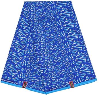 100% Polyester Ankara Afrikaanse Prints Wax Stof Naaien Feestjurk Tissu Craft Diy Patchwork Lendendoek Afrika Wrap 6yards