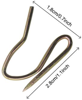 100 Psc Gordijnen Haken Roestvrij Rvs Metalen Houder S-Vormige Haak Venster Douche Deur Draperie Decoratie Accessoires Goud