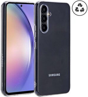 100% Recycled Clear Backcover Samsung Galaxy A54 (5G) Telefoonhoesje Transparant