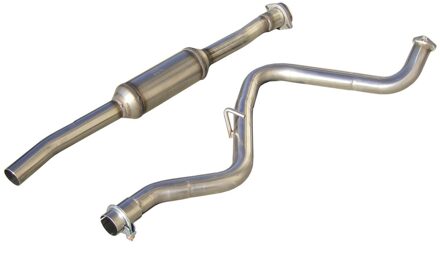 100% RVS Middendemper passend voor Subaru Impreza 2.0D (150pk) 2009