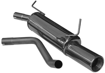 100% RVS Sportuitlaat Renault Megane Coupe 2.0 (113pk) 1996- 102mm