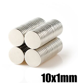 100 Stks 10x1 Neodymium Magneet Permanente N35 10mm x 1mm NdFeB Super Sterke Krachtige Magnetische Magneten kleine Ronde Disc
