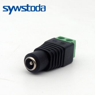 100 stks 2.1x5.5mm Vrouw Jack DC Power Adapter BNC Connector voor cctv-systeem