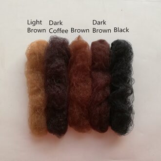 100 stks Dansen Haarnetje voor Bun Hair Styling Onzichtbare Disposible Nylon Net bruin 100stk