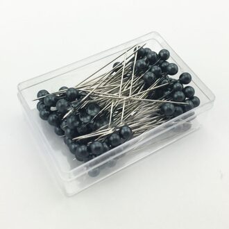 100 Stks/doos Veiligheid Naaien Pinnen Parel Hoofd Spelden Naalden Stitch Diy Craft Wedding Corsage Naaien Gereedschap Multi Kleur 2