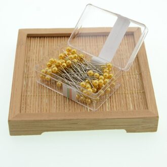 100 Stks/doos Veiligheid Naaien Pinnen Parel Hoofd Spelden Naalden Stitch Diy Craft Wedding Corsage Naaien Gereedschap Multi Kleur 7