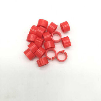 100 Stks Duiven Ringen 8mm Bajonet Identificatie Ring Opening Duif Ring Kleur Duif Voetring Duif Levert Vogel Apparaten rood