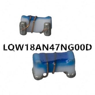 100 stks LQW18AN47NG00D SMD/SMT Keramische Smoorspoelen 0603 47nH 1608 47N 2% 380mA Kronkelende Hoge frequentie Smoorspoelen
