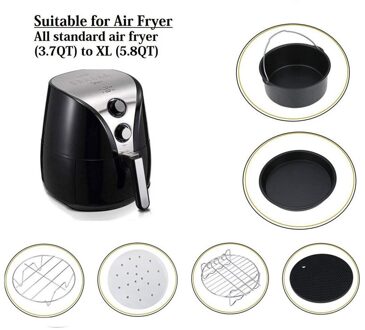 100 stks Lucht Friteuse Accessoires Lucht Friteuse Set voor Phillips Cozyna Lucht Friteuse en Gowise Lucht Friteuse Fit alle 3.7QT -5.3QT-5.8QT