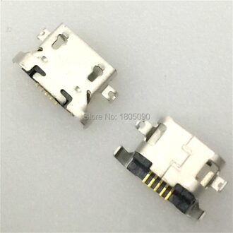 100 stks Micro USB 5pin zware plaat 1.27mm poort Opladen Connector Voor lenovo A850 Motorola Moto E3 G5 XT1672 G4 Spelen XT1600