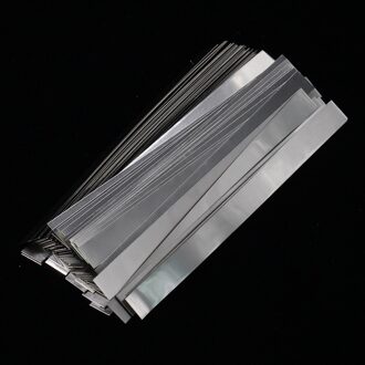 100 stks/partij 0.15mm x 8mm x 100mm lage weerstand 99.96% pure nikkel Strip Sheets voor batterij puntlassen