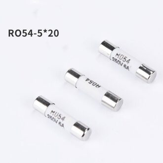 100 Stks/partij 5*20 RO54 R054 ZEKERING 0.5A 1A 2A 5A 10A 20A 6A
