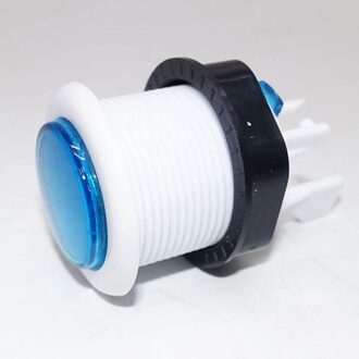 100 Stks/partij A4 32 Mm Drukknop Amerikaanse Stijl Drukknop Jamma Mame Diy Voor Arcade Machine Blauw