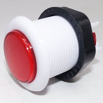 100 Stks/partij A4 32 Mm Drukknop Amerikaanse Stijl Drukknop Jamma Mame Diy Voor Arcade Machine Rood