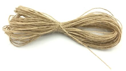 100 Stks/partij Bruin Kraftpapier Tags Diy Mini Voedsel Etiket Craft Hand Tekenen Tags Wedding Card Strings 7*2cm 10m rope