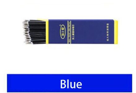 100 Stks/partij Druk Balpen Vullingen Blue & Black & Red Inkt Multicolor Balpennen Refill School Kantoorbenodigdheden Supplies blauw