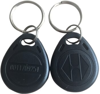 100 Stks/partij EM4100 125Khz Abs Waterdichte Rfid Tag Voor Deur Toegangscontrole zwart