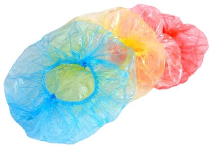 100 Stks/partij Kapsalon Wegwerp Helder Spa Thuis Douche Baden Elastische Transparante Cap
