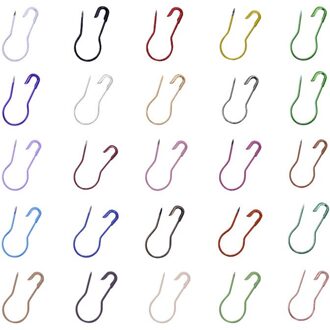 100 Stks/partij Kleurrijke Haakt Breien Locking Stitch Marker Hangtag Veiligheidsspelden Diy Naaien Gereedschap Naald Clip Ambachten Accessoires 200stk