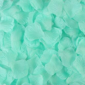 100 Stks/partij Mint Groene Zijde Rozenblaadjes Bloem Viering Bruiloft Banket Decor Vele Kleuren 34