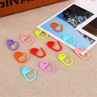 100 Stks/partij Mix Kleur Plastic Breien Tools Locking Stitch Markers Gehaakte Breien Gereedschap Naald Clip Haak