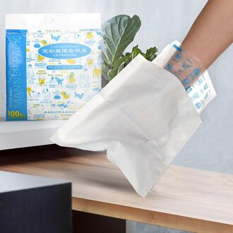 100 Stks/partij Papier En Plastic Dubbele Laag Huisdier Kak Tas Voor Hond, wegwerp Biologisch Afbreekbaar Afval Vuilniszak Pick Up Clean Bag Fo