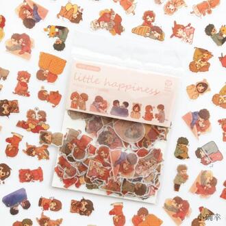 100 Stks/partij Rose Bloemen Groene Planten Bladeren Cactus Diagram Sprookje Tropische Vibes Sticker Diy Scrapbooking Sticker Escolar 7