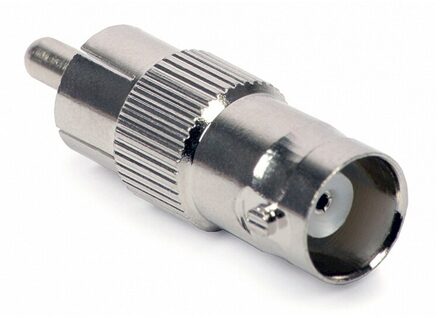 100 Stks/partij SMTSEC CCTV Producten Accessoires BNC naar RCA Male Connector Coax Bekabeling Voor CCTV Camera System BNC-105