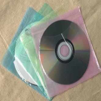 100 Stks/partij Ultradunne CD/DVD Double Side Envelop Cover Case Opbergtas Mouwen PP Mouwen Houder Duurzaam Bescherming