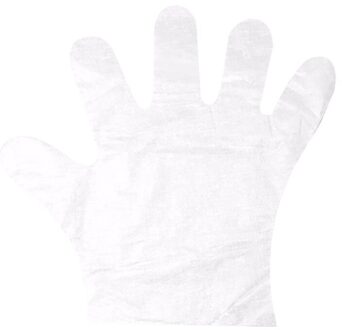 100 Stks/partij Voedsel Plastic Handschoenen Wegwerphandschoenen Voor Restaurant Keuken Bbq Milieuvriendelijke Food Grade Handschoenen Fruit Groente Handschoen