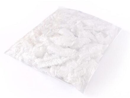 100 Stks/partij Wegwerp Douche Caps Effen Kleur Spa Kapsalon Hotel One-Off Baden Elastic Douche Hoed Badkamer Producten bad Bon