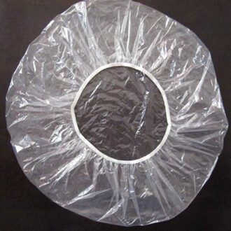 100 Stks/partij Wegwerp Hoed Badmuts Hotel One-Off Elastische Douche Badmuts Clear Kapsalon Badkamer Product