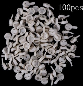 100 Stks/partij Wit Hard Fotolijst Muur Haken Plastic Onzichtbare Muur Mount Foto Fotolijst Nagel Haak Voor Foto Hanger