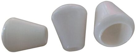100 Stks/partij Wit Plastic Bell Stopper Cord Ends Lock Stopper Toggle Clip Voor 5Mm Bungee Cord Stopper-5MM