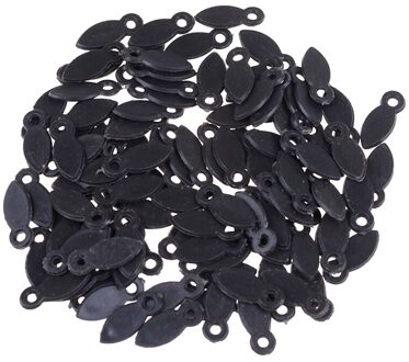 100 Stks/partij Zwart/Wit Diy Roterende Knoppen Fotolijst Accessoires Lucia Ambachten Zwart/Wit Fotolijst Haken