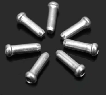 100 Stks/set Aluminium Mtb Remkabel Tips Fiets Brake Shifter Inner Cable Tips Draad End Cap Crimps Sliver