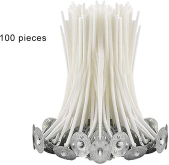 100 Stks/set Kaars Wieken Rookloze Wax Puur Katoen Core 9/15/20Cm Diy Kaars Maken Pre-gewaxt Wieken Voor Feestartikelen Tlsm 1A