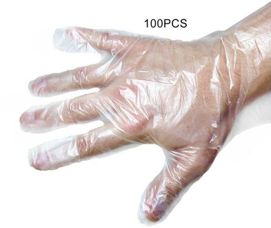 100 Stks/set Milieuvriendelijke Wegwerp Handschoenen Pe Tuin Huishouden Restaurant Bbq Plastic Multifunctioneel Handschoenen Voedsel