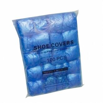 100 Stks/set Pe Schoen Cover Wegwerp Verdikking T Gesp G Gesp Schoen Cover Voor Schoen Machine Waterdicht Anti-proof Thuisgebruik T type