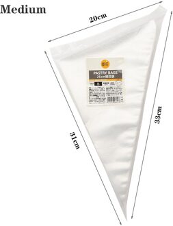 100 Stks/set Qdrr Wegwerp Pastry Tassen Cake Decoratie Keuken Icing Voedsel Voorbereiding Zakken Cup Cake Piping Gereedschap Voor Bakken medium