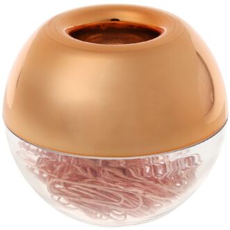 100 Stks/set Rose Gold Case Paperclip Magnetische Clip Office Pins Metalen Bladwijzer School Briefpapier NoEnName_Null