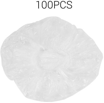 100 stks/set Wegwerp el Thuis Vrouwen Douche Bad Cap Waterdichte Elastische Volwassenen Badmuts Haar Cover Douche Caps