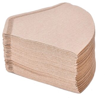 100 stks/zak Houten Originele Hand Drip Papier Koffie Filter Espresso Koffie Filters