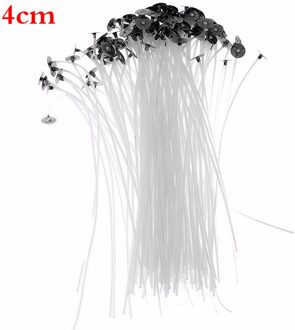 100 Stks/zak Puur Katoen Core Kaarsen Wieken 2.5/4/5/6/7/9/15/20Cm Diy Kaars Maken Pre-Waxed Met Olie Wieken Voor Feestartikelen 4cm