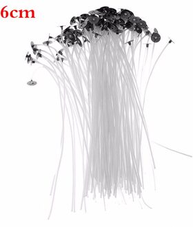 100 Stks/zak Puur Katoen Core Kaarsen Wieken 2.5/4/5/6/7/9/15/20Cm Diy Kaars Maken Pre-Waxed Met Olie Wieken Voor Feestartikelen 6cm