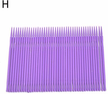 100 Stks/zak Wimper Wattenstaafjes Borstels Micro Borstel Wegwerp Make Duurzaam Tand Applicator Extensions Make-Up Tool 08
