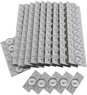 100 Stuks 3V Smd Lamp Kralen Met Optische Lens Fliter Voor 32-65 Led Tv Reparatie Met 2M Wire Led Light Strip Onderdelen Accessoires 100stk Lamp Beads