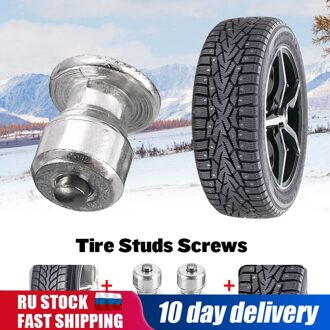 100 Stuks Autobanden Studs Schroef Sneeuw Spikes Wheel Tyre Sneeuw Kettingen Studs Voor Schoenen Atv Motorfiets Winter Wiel Lugs anti-Skid Nails